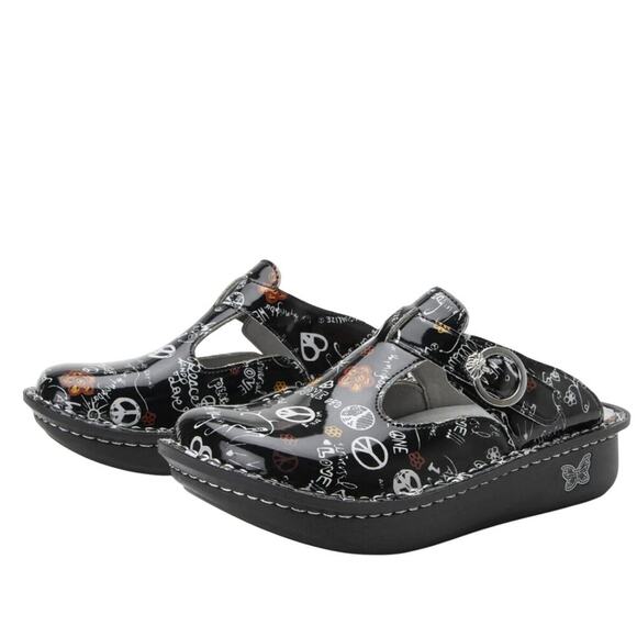 Alegria Women's Peace Love Classic T-Strap Clogs Size 40 (9.5-10 ) ALG-311 - Picture 1 of 9